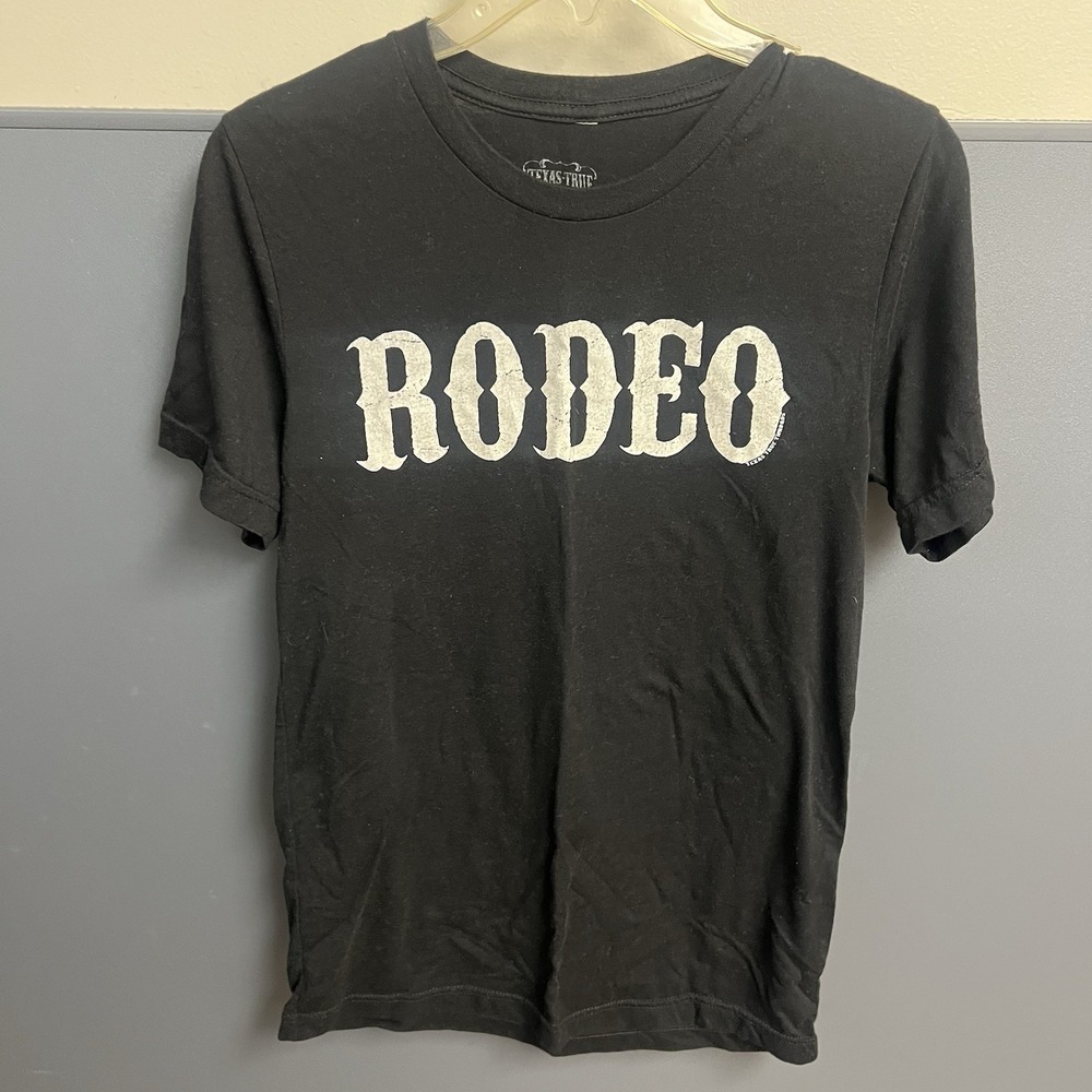 Rodeo Cowgirl Sellout  Graphic Black T-Shirt sz‎ Small S Texas True Shirt